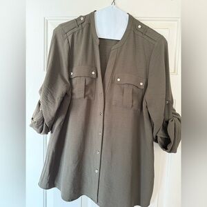 Calvin Klein Olive Green Shirt
